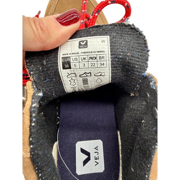 Veja Roraima high-top sneakers in brown NEW - size 5 - Picture 3 of 8